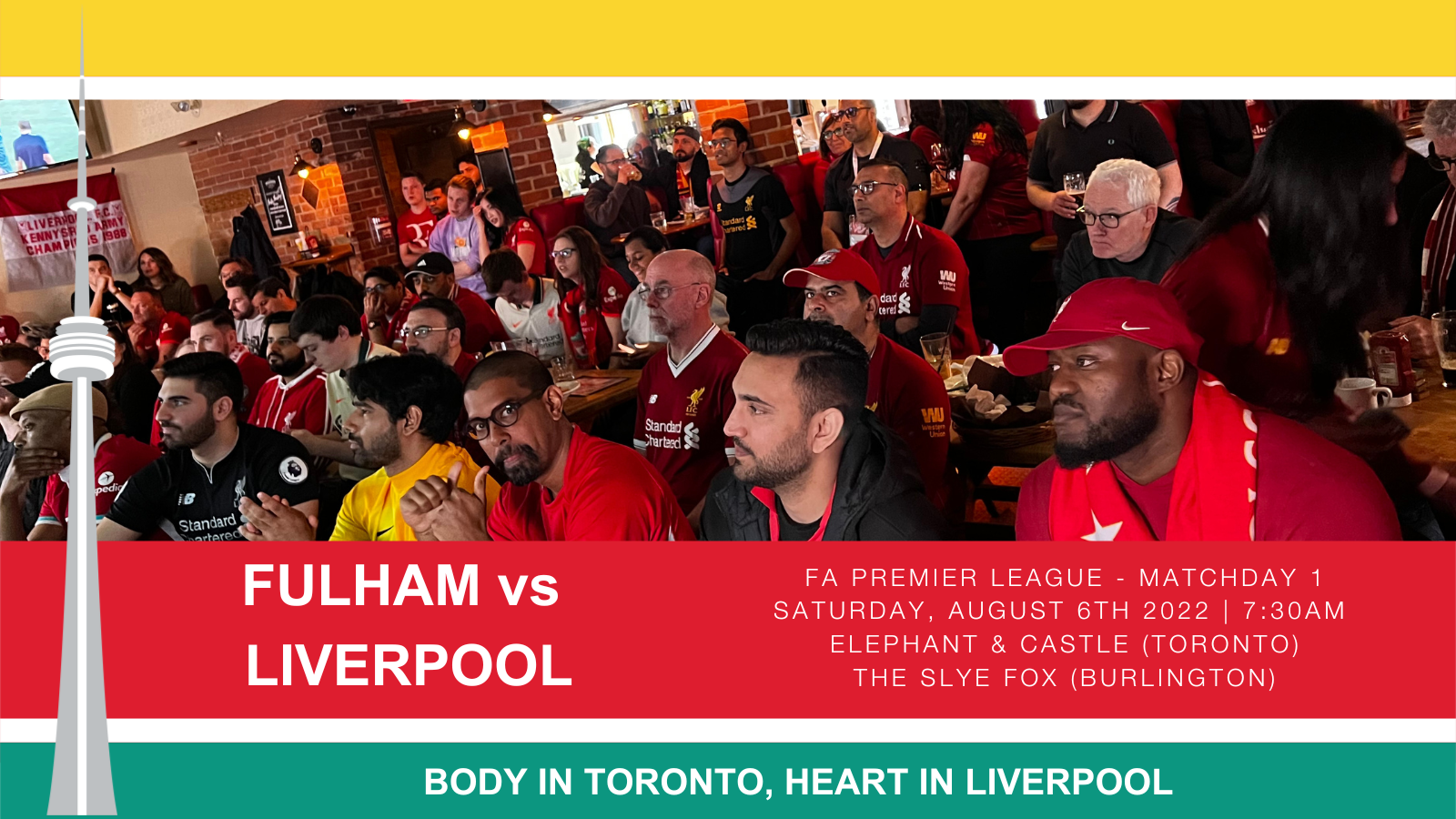 Watch Liverpool FC in Toronto, Premier League
