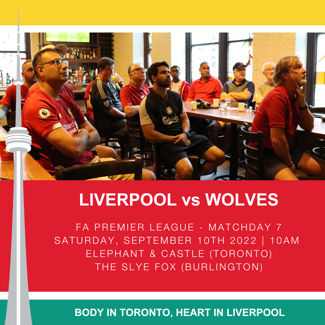 Watch Liverpool FC in Toronto Wolves