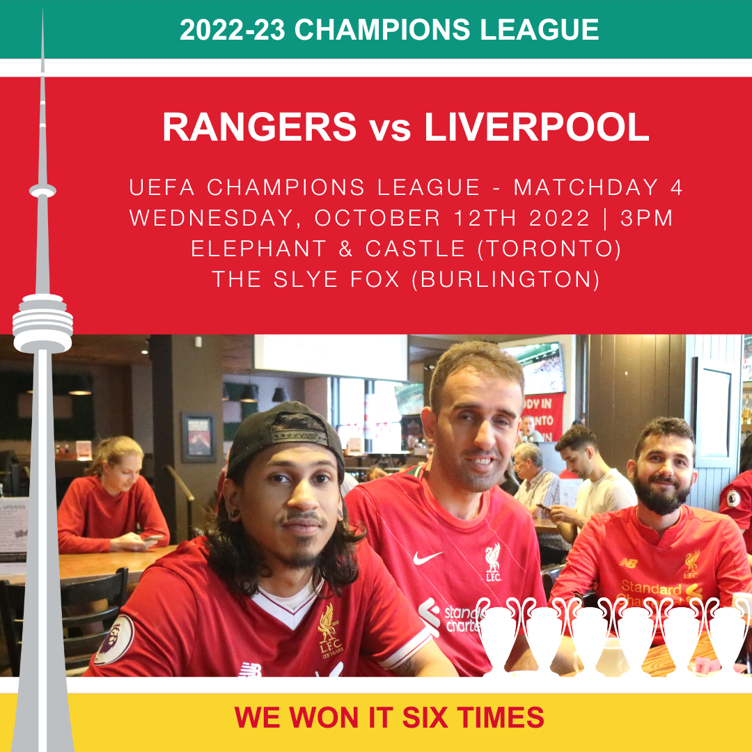 Liverpool FC Champions League Toronto