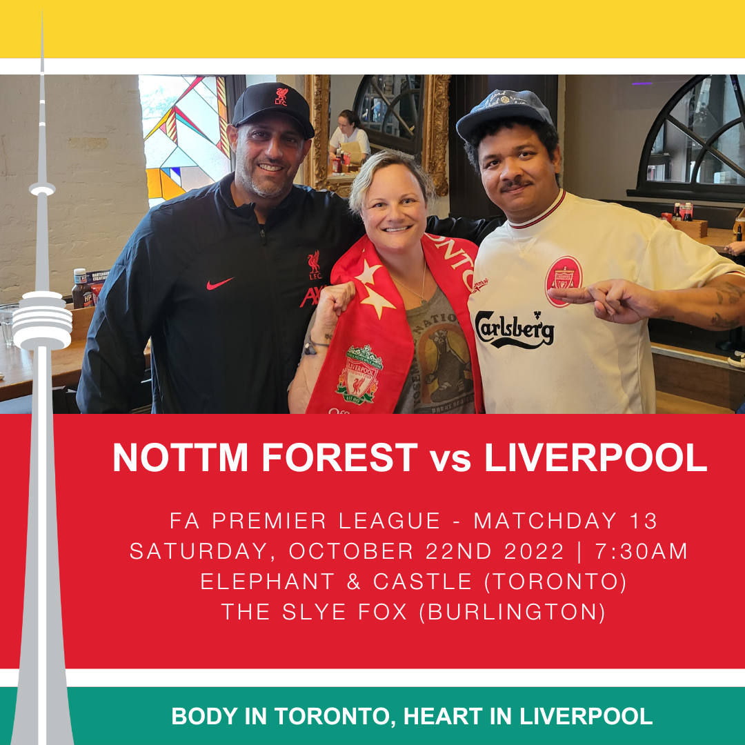 Watch Liverpool FC in Toronto vs Nottingham Forest